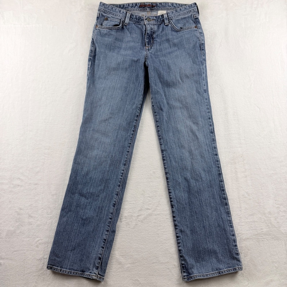 Eddie Bauer Jeans Straight Leg Blue Denim 6R